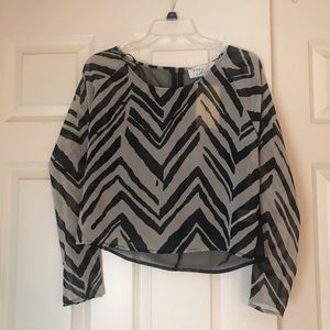 Vintage Havana Zebra Blouse